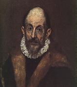 El Greco Self Portrait 1 oil